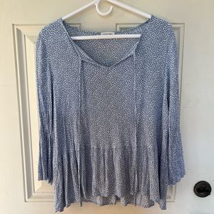 Cotton Bleu Blouse 🦋